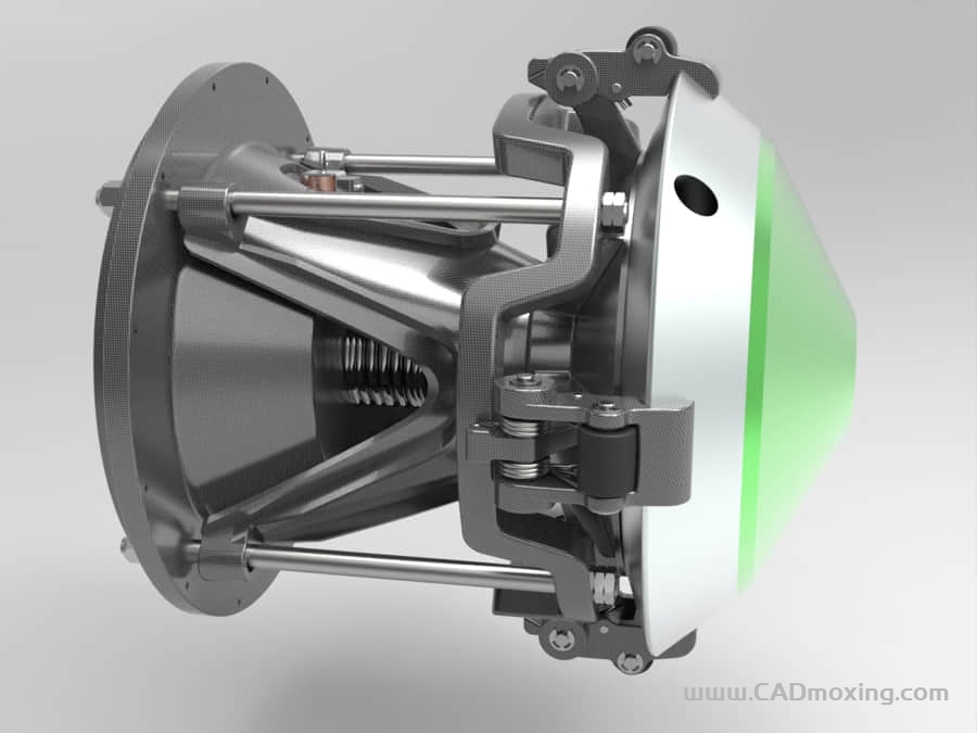 运载火箭弹射内后置释放装置