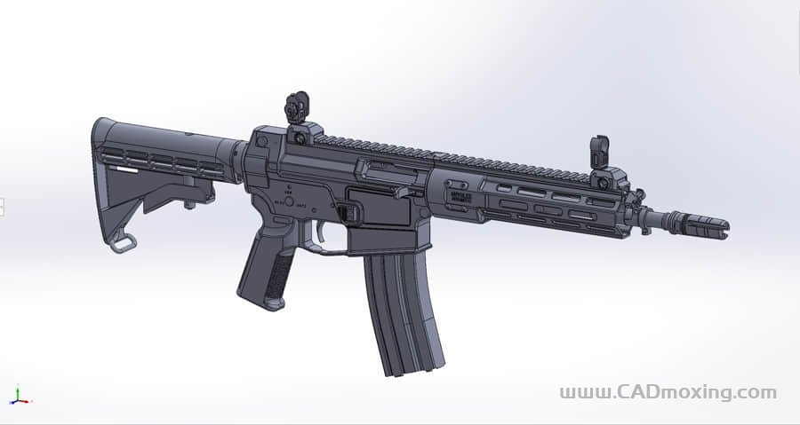 3D打印CR42A1卡宾枪模型