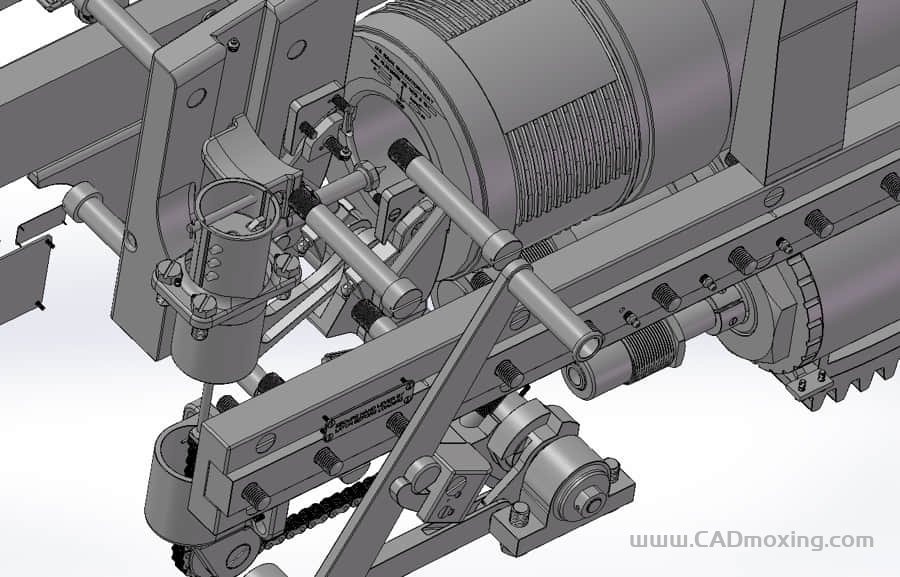 CAD模型网5英尺口径加农炮结构设计三维模型