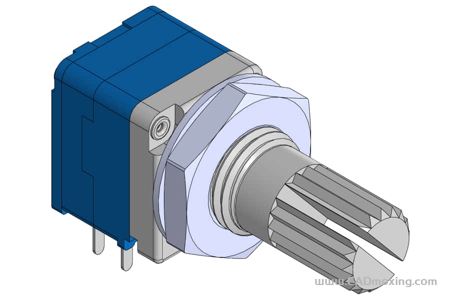48款RK0972系列9mm金属轴电位器