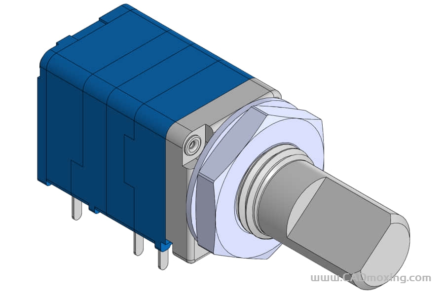 48款RK0972S系列9mm金属轴电位器