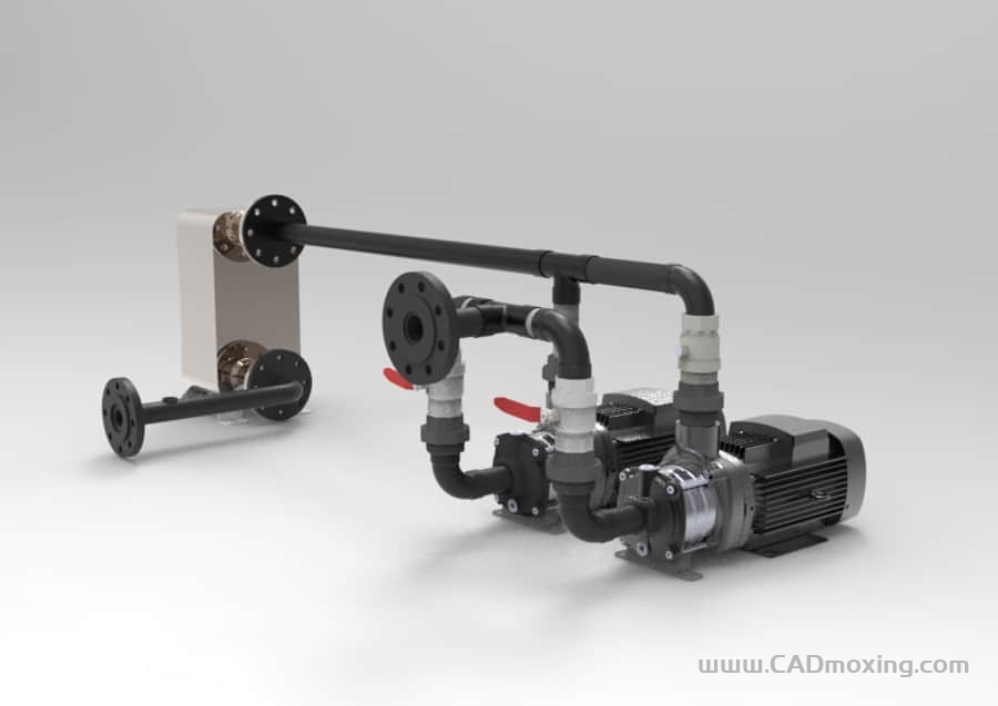 130千瓦冷水机组带泵