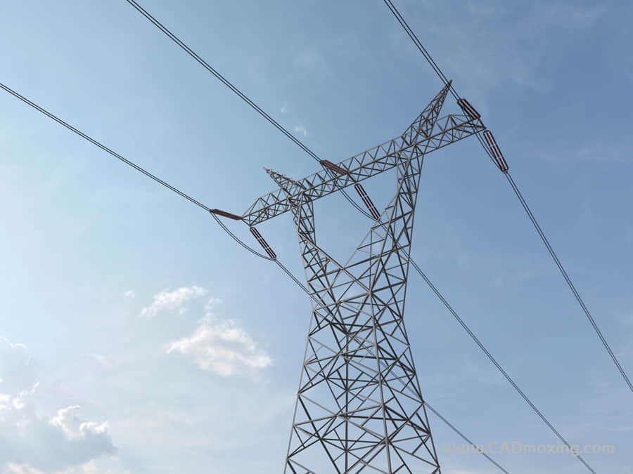 400KV高压输电铁塔高37m