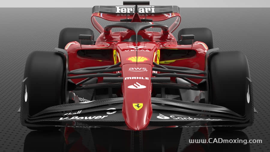 CAD模型网2023 斯库德里亚·法拉利一级方程式赛车三维模型