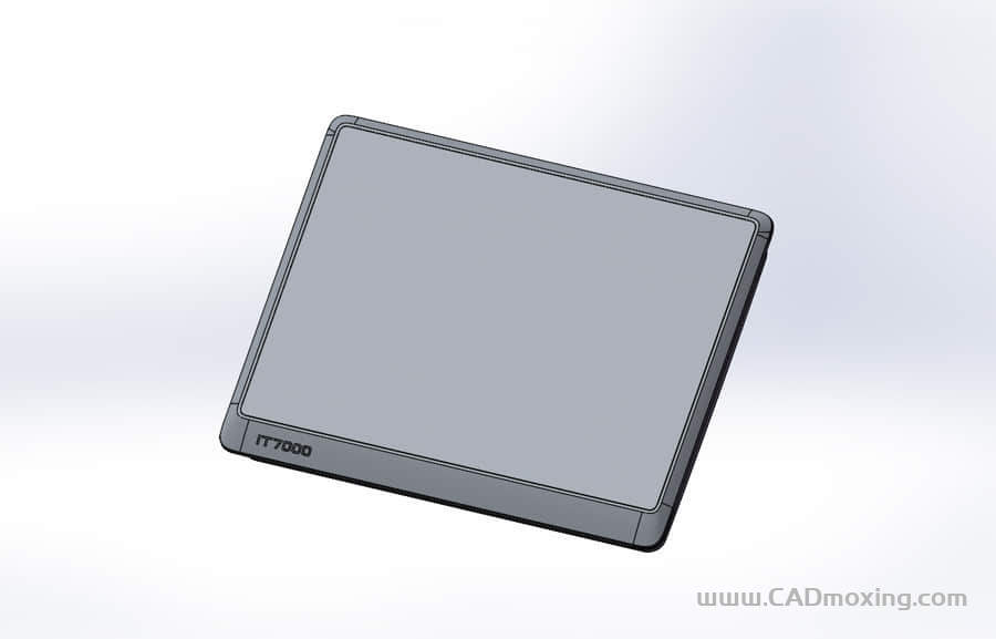 CAD模型网IT7100E电容触摸显示屏（整机模型）三维模型