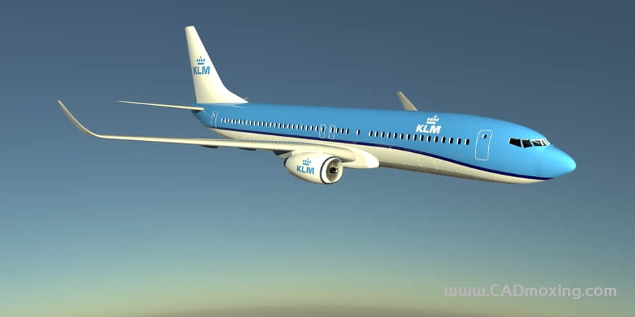 波音客机-737-800 一比一简易模型