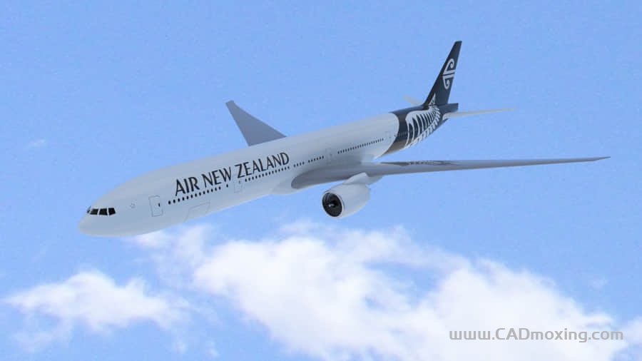 波音客机-777-300 一比一简易模型