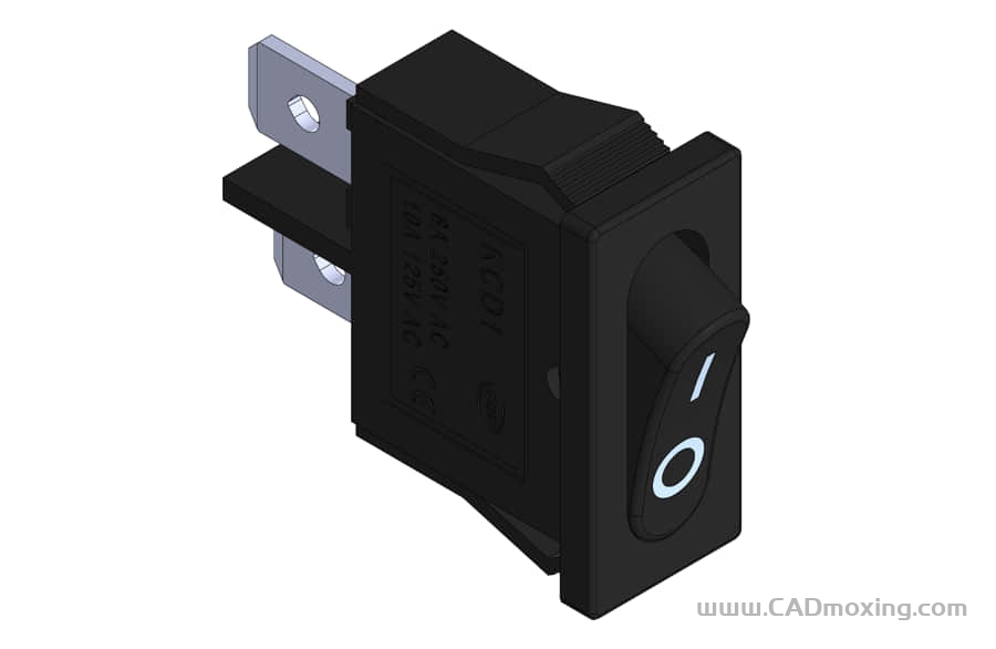 船型电源开关锁 9.5x21mm