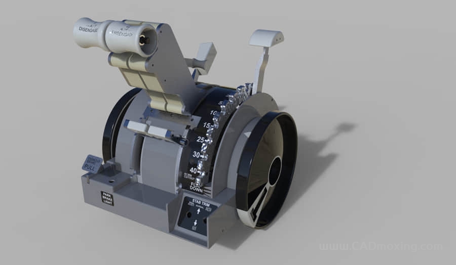 飞机油门限制器模型