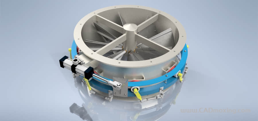 可变距抽风机风扇