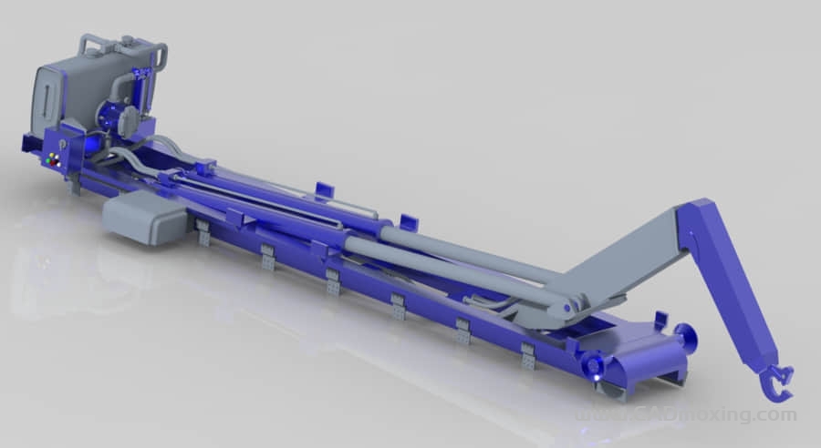 垃圾运输车液压上下卸货机构