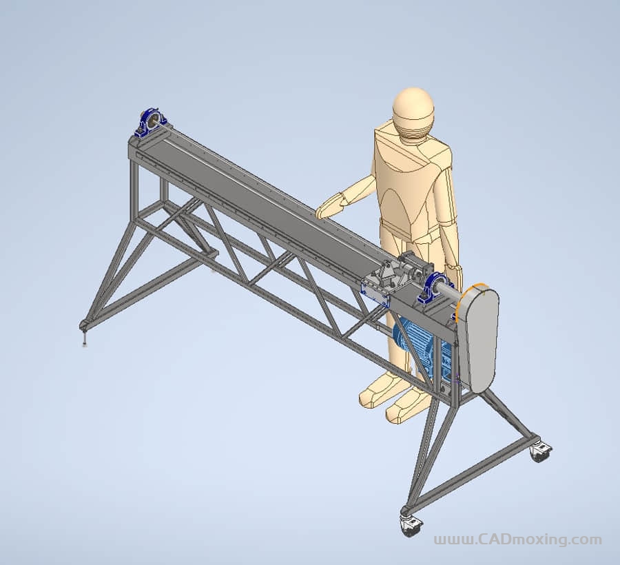 CAD模型网螺旋式卷取机三维模型