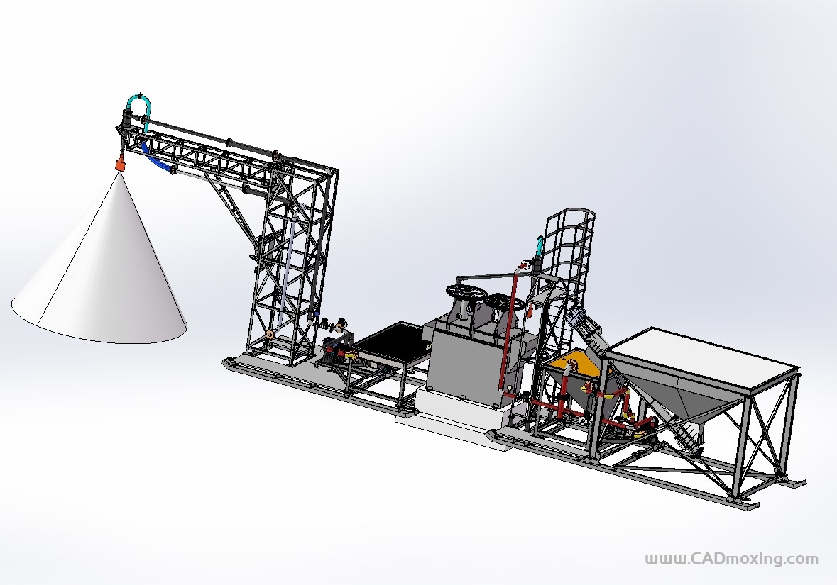 每小时10吨磨料厂设备设计方案