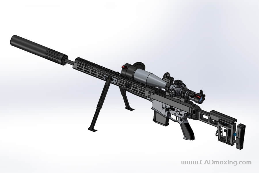 3D打印某型狙击步枪模型