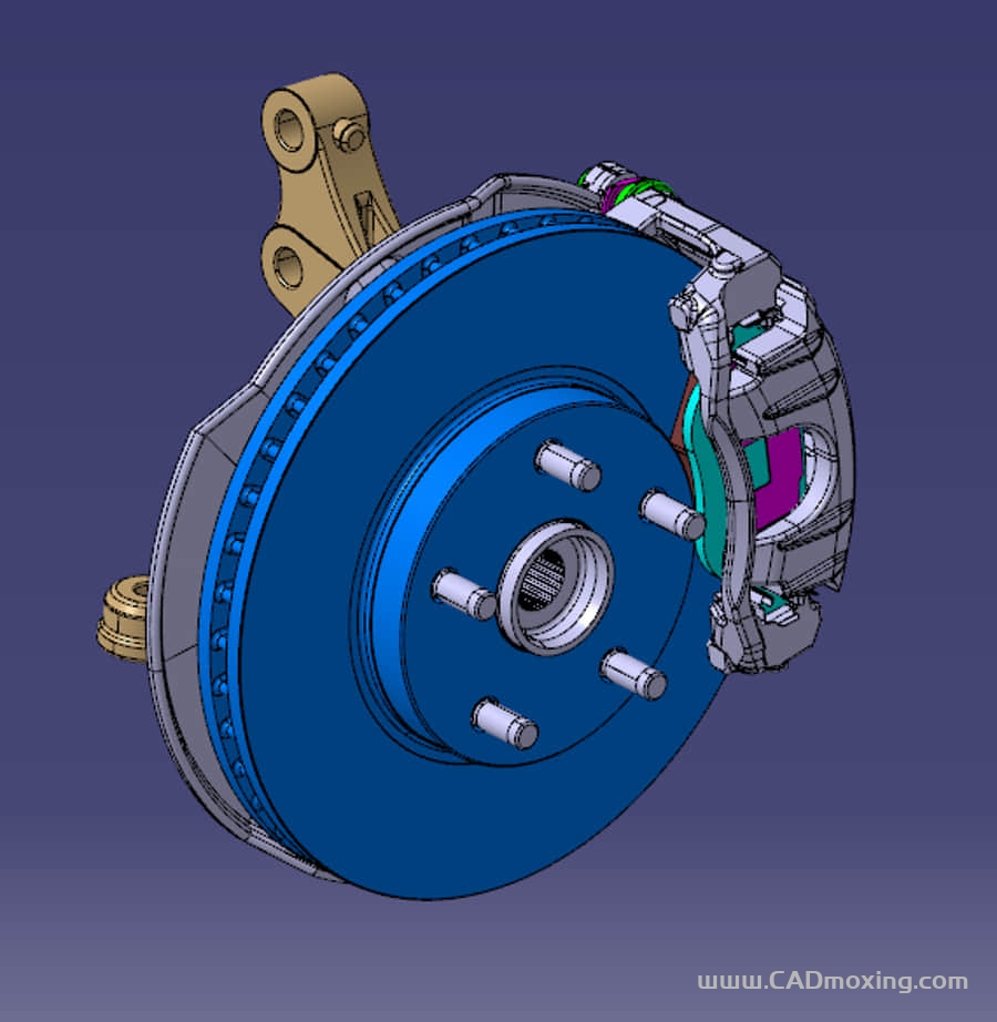 汽车刹车卡钳结构设计