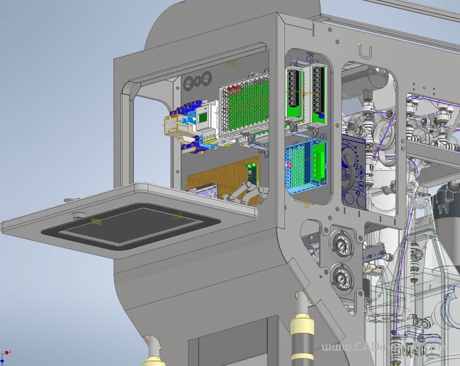 CAD模型网全自动Ai纯净水净化设备设计方案三维模型