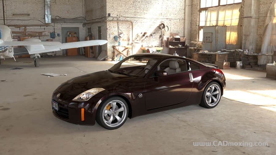 日产2007年350Z-GT跑车全比例模型