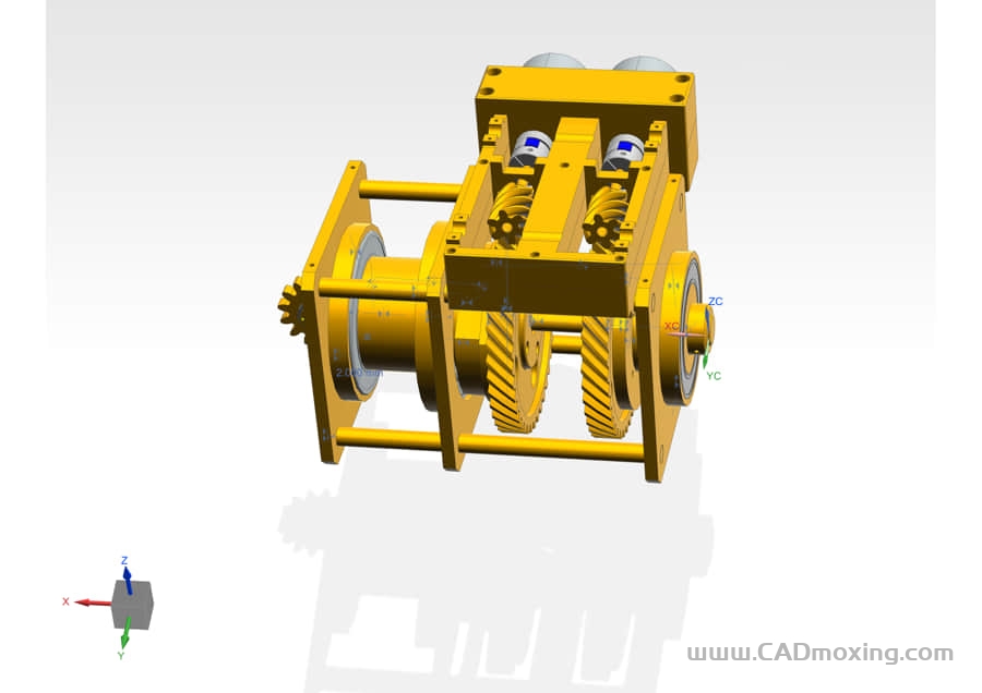 双轴驱动齿轮箱结构设计
