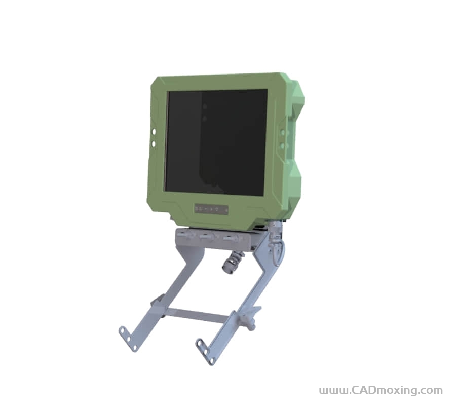 显示器伸缩斜撑支架