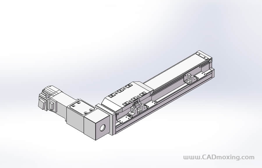 GCB50-DR系列全封闭静音内嵌式双轨道皮带直线滑台