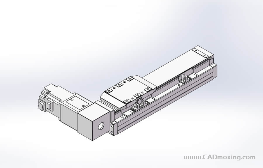 GCB80-DR系列全封闭静音内嵌式双轨道皮带直线滑台