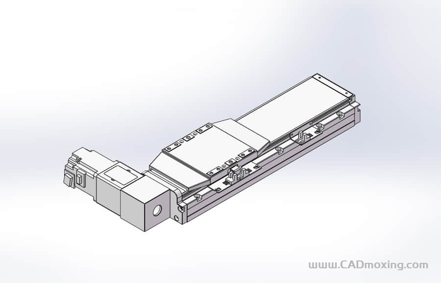 GCB120-DR系列全封闭静音内嵌式双轨道皮带直线滑台