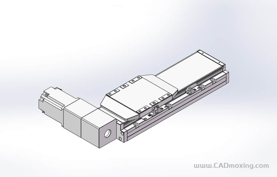 GCB150-DR系列全封闭静音内嵌式双轨道皮带直线滑台