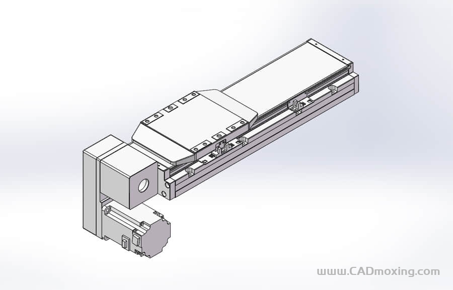 GCB150-LP系列全封闭静音内嵌式双轨道皮带直线滑台
