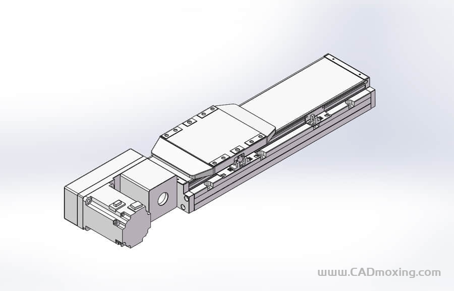 GCB150-QL系列全封闭静音内嵌式双轨道皮带直线滑台