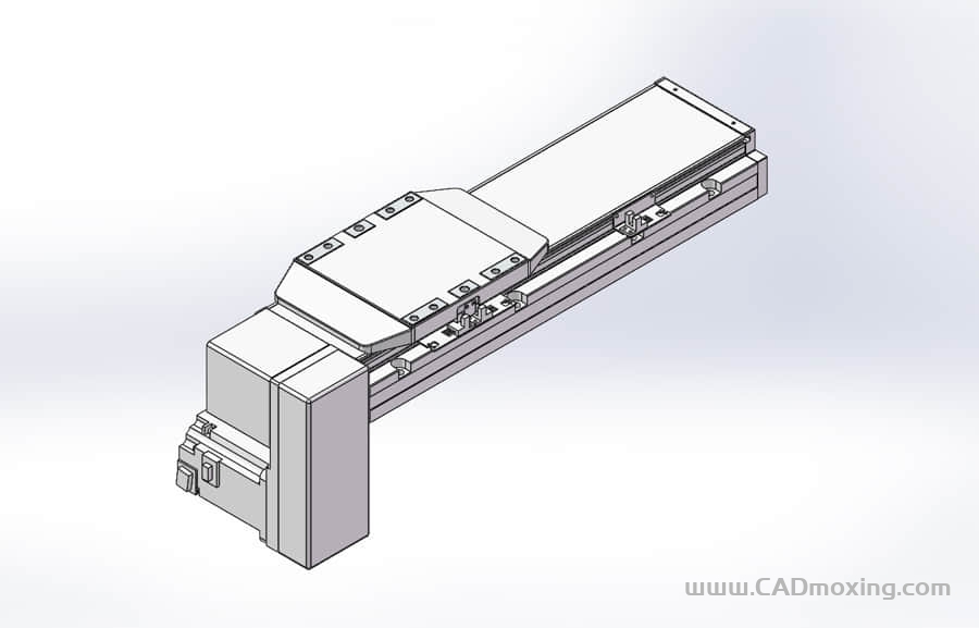 GCB150-RP系列全封闭静音内嵌式双轨道皮带直线滑台