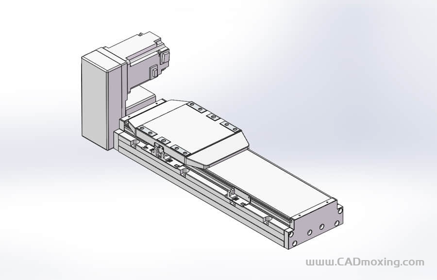 GCB150-RU系列全封闭静音内嵌式双轨道皮带直线滑台