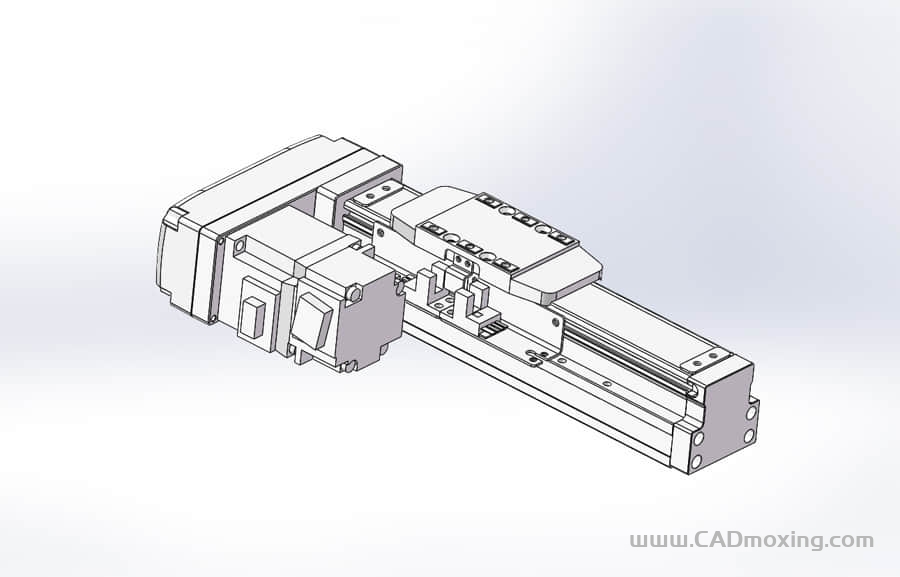 GCR40-ML系列全封闭静音内嵌式滚珠丝杠直线滑台