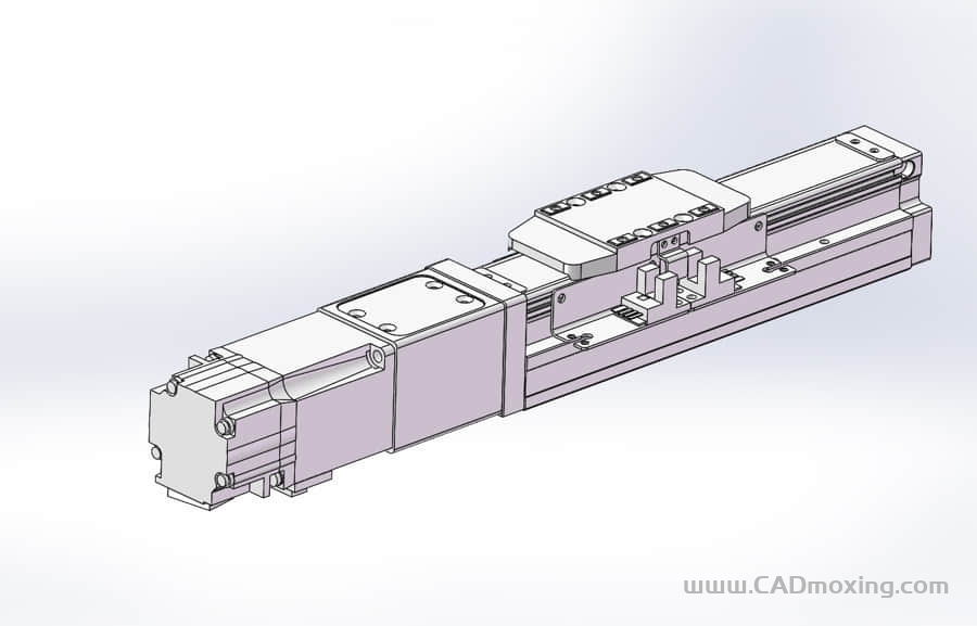 GCR40-M系列全封闭静音内嵌式滚珠丝杠直线滑台