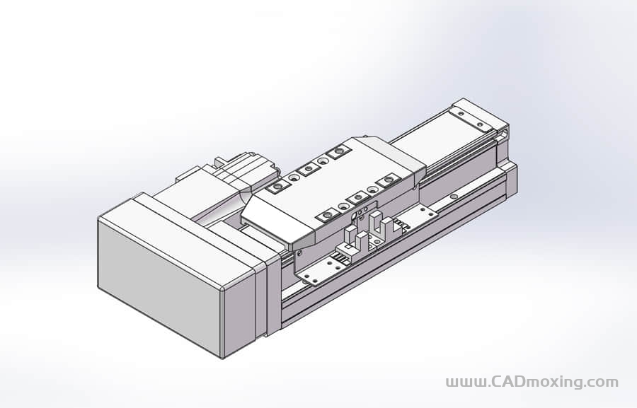 GCR50-MR系列全封闭静音内嵌式滚珠丝杠直线滑台