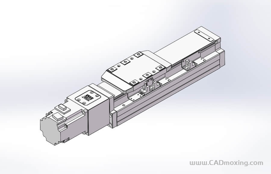 GCR80-M-400W系列全封闭静音内嵌式滚珠丝杠直线滑台