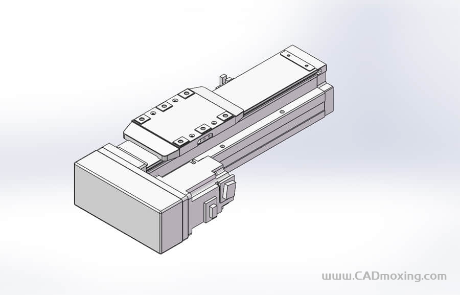 GCR80-ML-200W系列全封闭静音内嵌式滚珠丝杠直线滑台