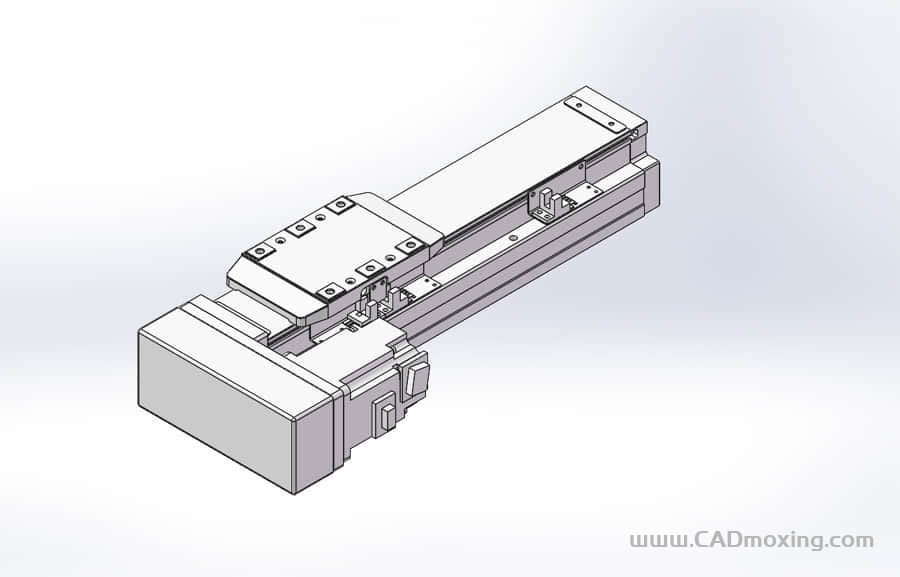 GCR80-ML-400W系列全封闭静音内嵌式滚珠丝杠直线滑台