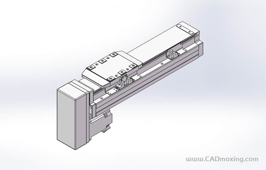 GCR80-MP-200W系列全封闭静音内嵌式滚珠丝杠直线滑台