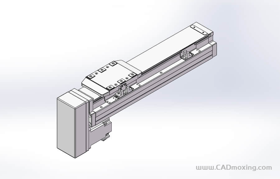 GCR80-MP-400W系列全封闭静音内嵌式滚珠丝杠直线滑台