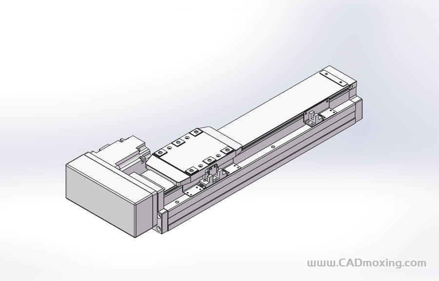 GCR80-MR-200W系列全封闭静音内嵌式滚珠丝杠直线滑台