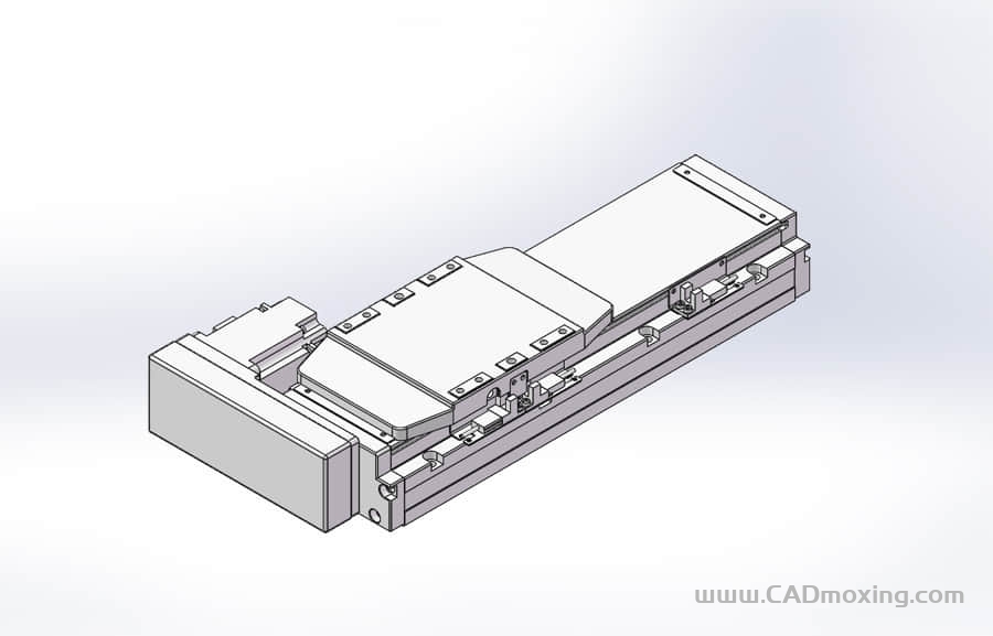 GCR120-MR系列全封闭静音内嵌式滚珠丝杠直线滑台