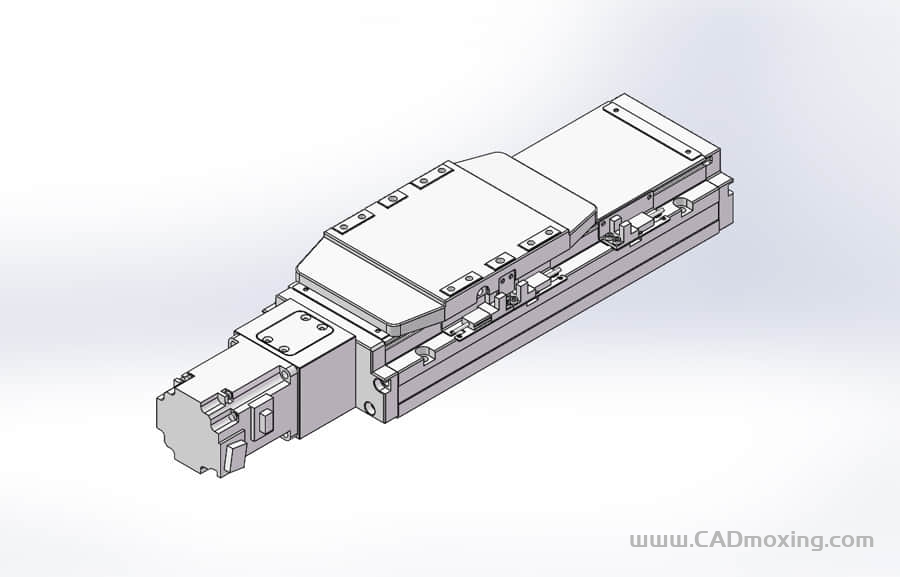 GCR120-M系列全封闭静音内嵌式滚珠丝杠直线滑台