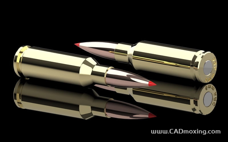 ‌6×57mm 子弹模型