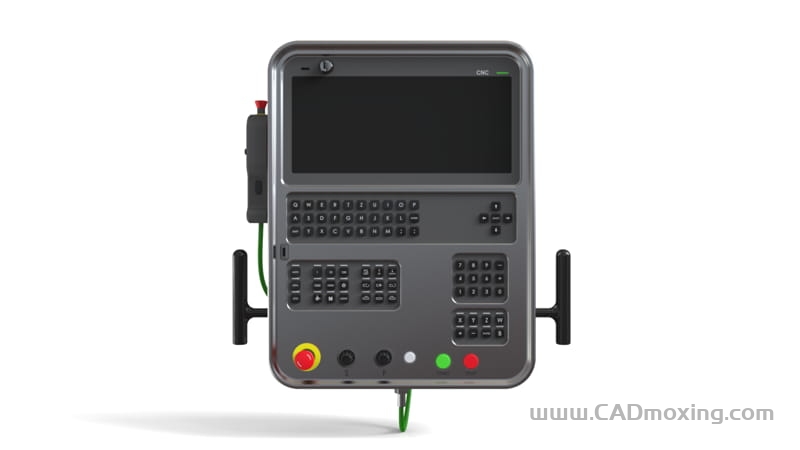 cnc数控机床控制操作面板结构设计