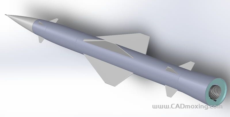 苏联SAMSA-2制导防空导弹内部结构简易模型