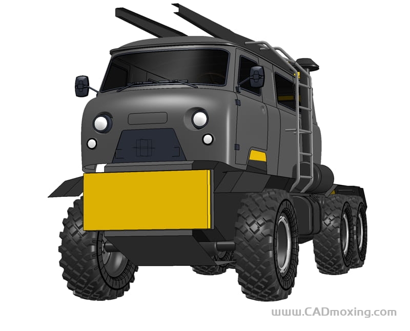 CAD模型网越野房车三维模型 CAD模型网越野房车三维模型