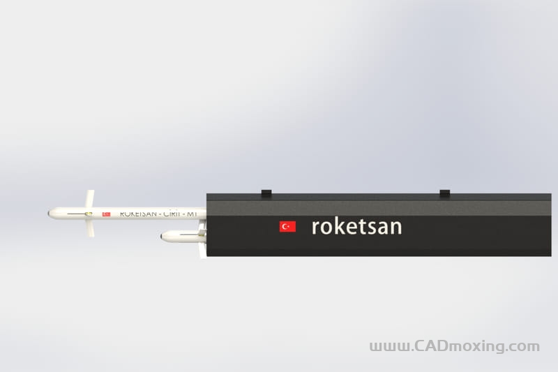 战术激光制导导弹直升机吊舱发射架