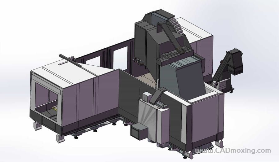 CAD模型网HAAS-VS1 三轴数控中心三维模型
