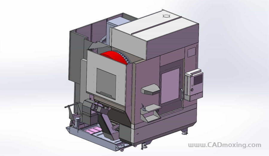 CAD模型网UMC-750 三轴控加工中心三维模型