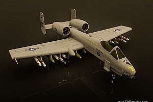 A-10雷电Thunderbolt II 疣猪战斗机 飞机